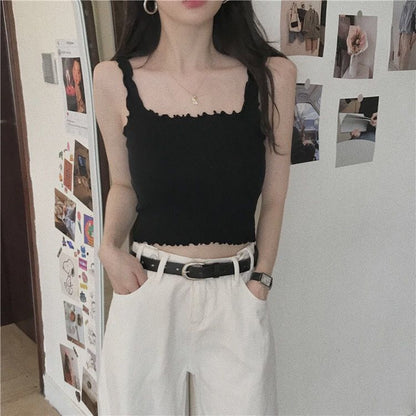 Sweet Bow Lace Off Shoulder Basic Knitted Top